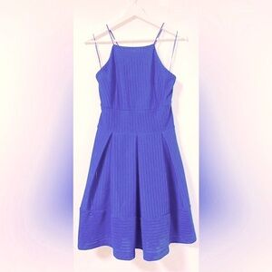 NWT TWIK Royal Blue Fit and Flare Dress - Size US L